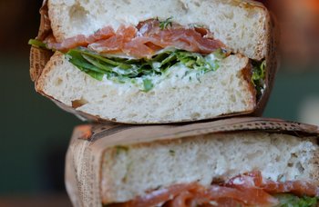 Heim - Røkelaks sandwich