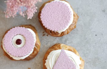 Kanelsnurren Oslo - Fastelavnsbolle med bringebær og vanilje