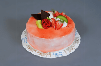 Konditori Fiesta - Jordgubb- och rabarbermousse