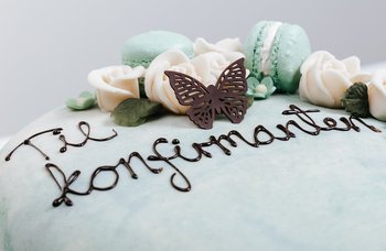 Blomsø Bakeri - Konfirmasjonskake
