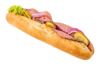 Bakeriet Mo i Rana - Bagett m roastbiff, fin