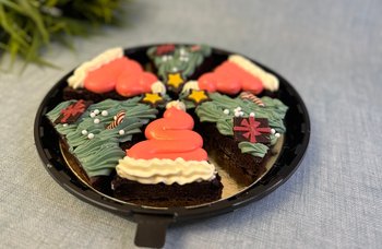 Bodø bakeri - Juletrebrownies 6 biter glutenfri