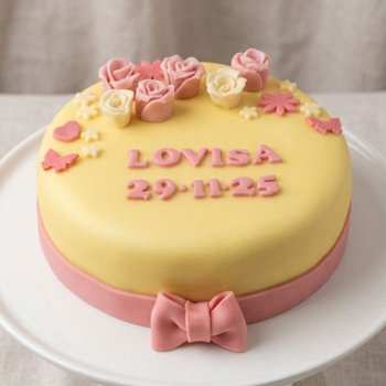 Byttorps Finbageri - Doptårta marsipan