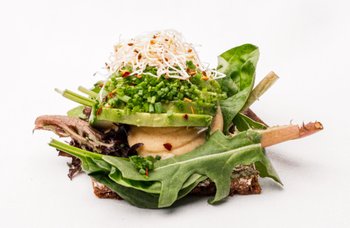 Nybroe Smörrebröd - Avocado & Hummus - liten