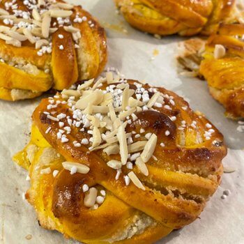 Bageri Passion - Saffransbulle mandelmassa & russin
