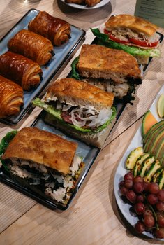 Sentralenmat - Focaccia med assortert pålegg 