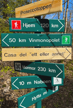 Skilt Asker Produkt - Treskilt