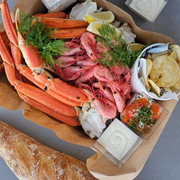 Fiskeriet - Reke- og snowcrabkasse