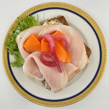 Bakeriet Mo i Rana - Dansk smørbrød med skinke