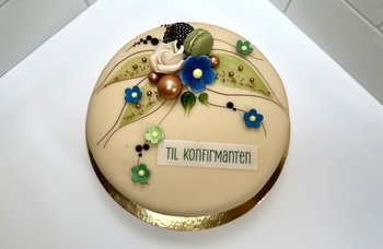 Tor Sevaldsen - Konfirmasjonskake marsipan