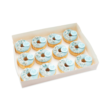 Cakes by Hancock - Baby Boy Doughnuts 12 pk