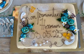 Den Glade Baker - Marsipankake