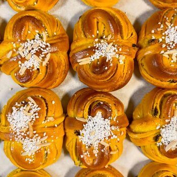 Bageri Passion - Saffransbulle mandelmassa & russin