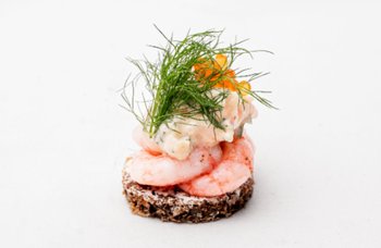 Nybroe Smörrebröd - Skagen & Räkor - snitt
