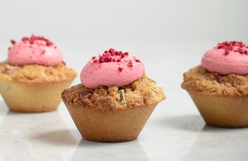 Kanelsnurren Oslo - Vegansk rabarbramuffins