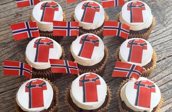 Rosenborg bakeri - Cupcakes til fotballfest