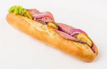 Bakeriet Mo i Rana - Bagett m roastbiff, fin