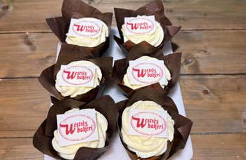 Westre bakeri - Cupcakes med Logo