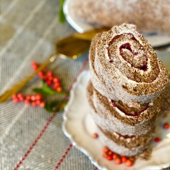 Brogyllen - Pepparkaksrulltårta