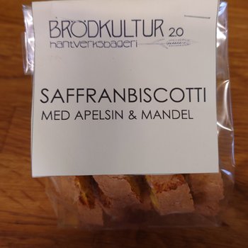 Brödkultur 2.0 - Saffransbiscotti med apelsin och mandel