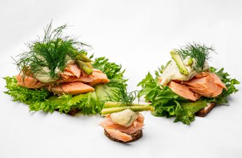 Nybroe Smörrebröd - Varmrökt lax