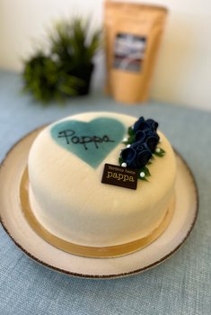 Bodø bakeri - Farsdagskake marsipan 16 biter / 25CM