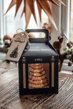 Rosenborg bakeri - Kransetopp med juledekor