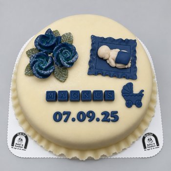 Nærbø Bakeri & Konditori - Dåpskake (marsipankake)