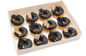 Cakes by Hancock - Black Beauty Doughnuts 12 pk