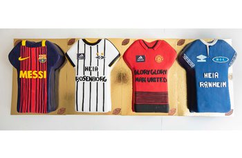 Rosenborg bakeri - Draktkake - velg klubb!