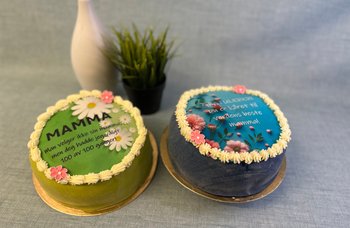 Bodø bakeri - Morsdagskake m foto 18cm