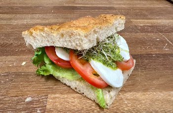 Den Glade Baker - Påsmurt foccacia