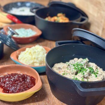 Den Glade Baker - Selskapsmeny