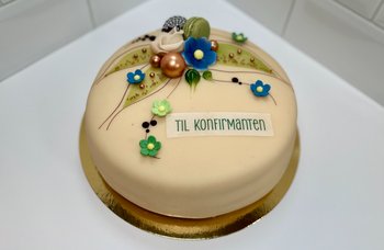 Tor Sevaldsen - Konfirmasjonskake marsipan