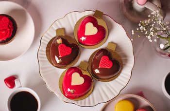 Baker Brun - Hjerteformet sjokolademousse til valentine