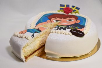 Konditori Valhall - Fototårta