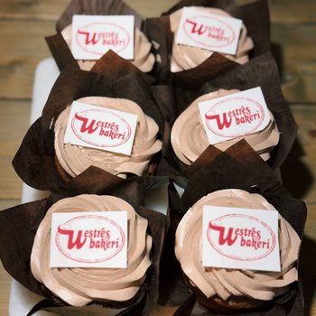 Westre bakeri - Cupcakes med Logo