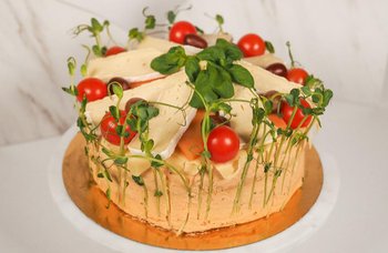 Thelins Konditori - Smörgåstårta - Vegetarisk