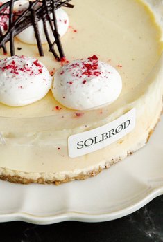 Solbrød - Ostekjekskake