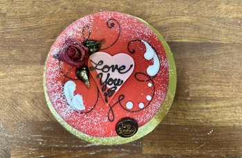 Den Glade Baker - Valentines kake