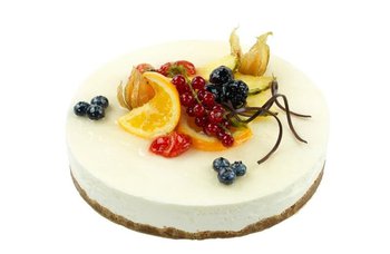 Vanité - Ostekake med frukt og kjeksbunn
