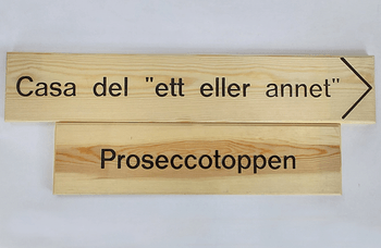 Skilt Asker Produkt - Treskilt