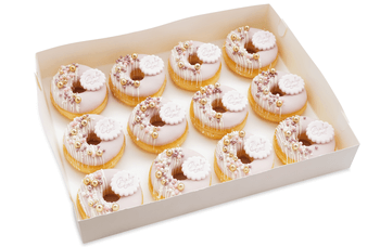 Cakes by Hancock - Baby Girl Doughnuts 12 pk