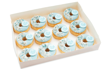 Cakes by Hancock - Baby Boy Doughnuts 12 pk