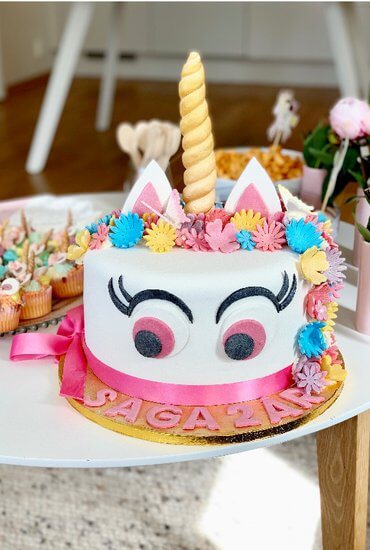 Rosenborg bakeri - Unicorn kake