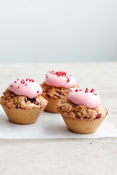 Kanelsnurren Oslo - Vegansk bringebærmuffins