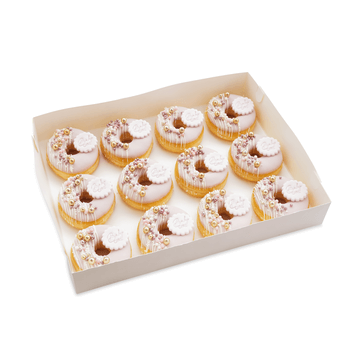 Cakes by Hancock - Baby Girl Doughnuts 12 pk